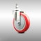 Service Caster 5 Inch 316SS Red Polyurethane Wheel Swivel 1/2 Inch Threaded Stem Caster SCC SCC-SS316TS20S514-PPUB-RED-121315 - alternate 1